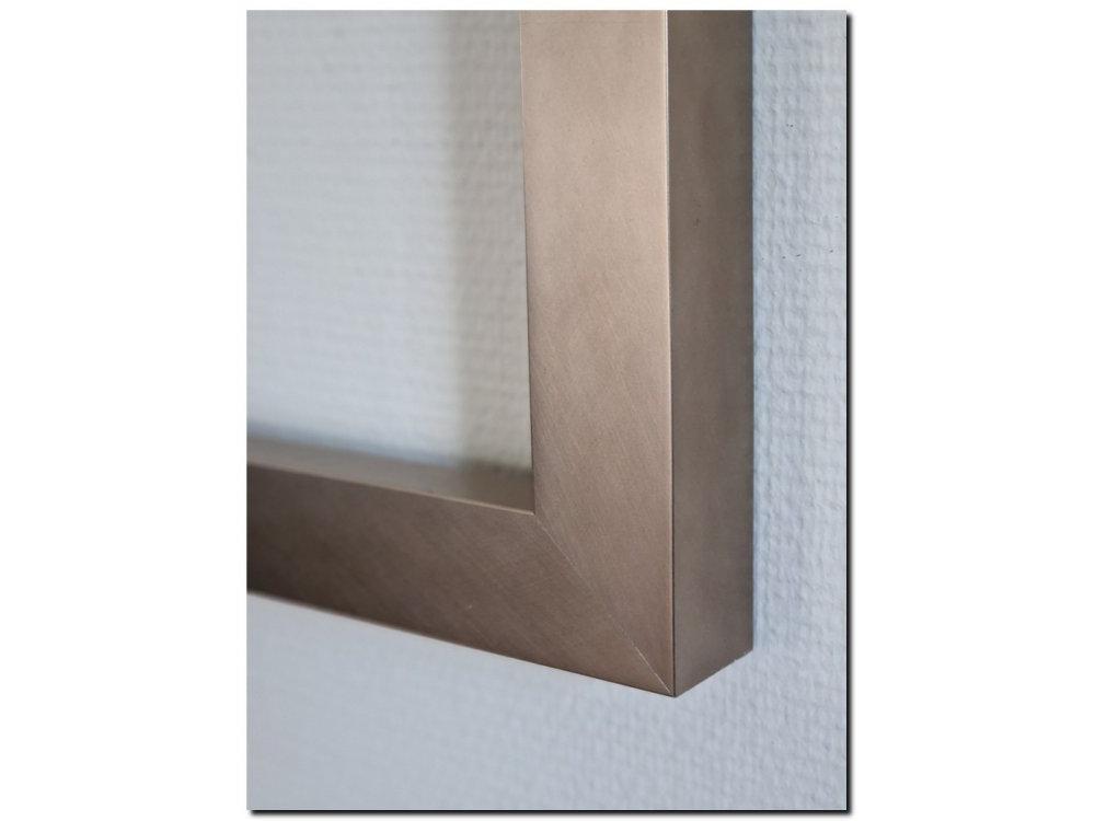 Gramercy 60x90 geborsteld zilver