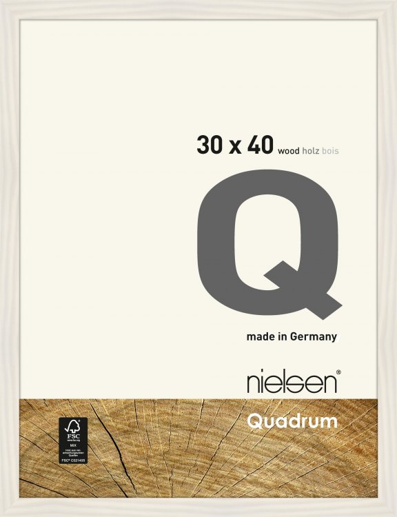 Nielsen Quadrum Houten Wissellijst White Natural