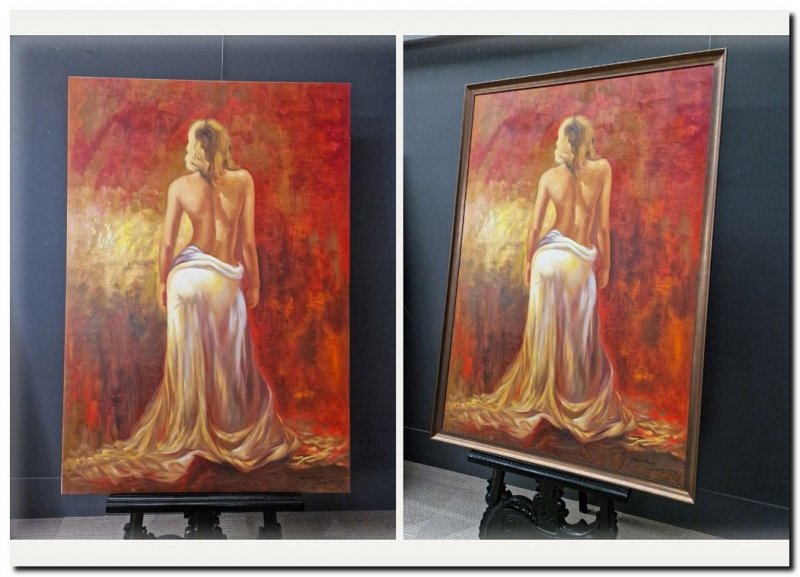 groot-schilderij-ingelijst-in-een-moderne-bronzen