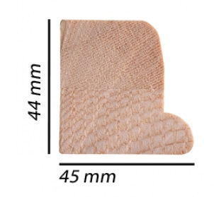 3D stretcher frame – Museum stretcher bar 45×44 mm, 4.5 cm deep, canvas floating off the wall