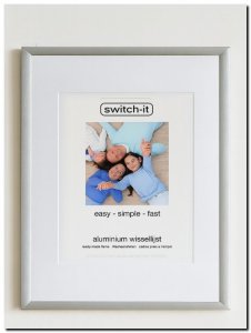 14.304 F Switch-it XL Fotolijst mat zilver