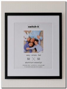 14.321 F Switch-it XL Fotolijst mat zwart