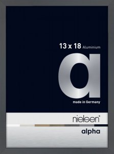 16FDG Nielsen Alpha Aluminium Fotolijst Glossy Dark Grey