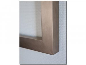 345791 Gramercy 60x90 geborsteld zilver Gramercy 60x90 geborsteld zilver