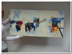 60x120cm 3D schilderij 000015 schilderij 3D abstract landschap