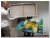 60x120cm 3D schilderij 00005 schilderij 2 luik abstract kleurrijke bloemen geel blauw