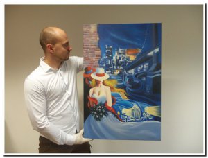 60x90cm schilderij 000022 schilderij citylive for diner