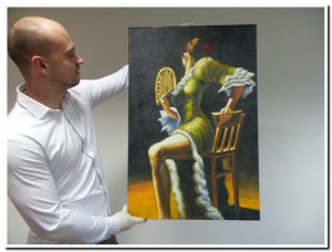 60x90cm schilderij 000034 schilderij Spanisch dancer
