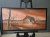 Baklijst zwart outlet 60x120 cm