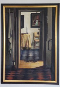 Hoogstraten Slippers in a 17th century Interior